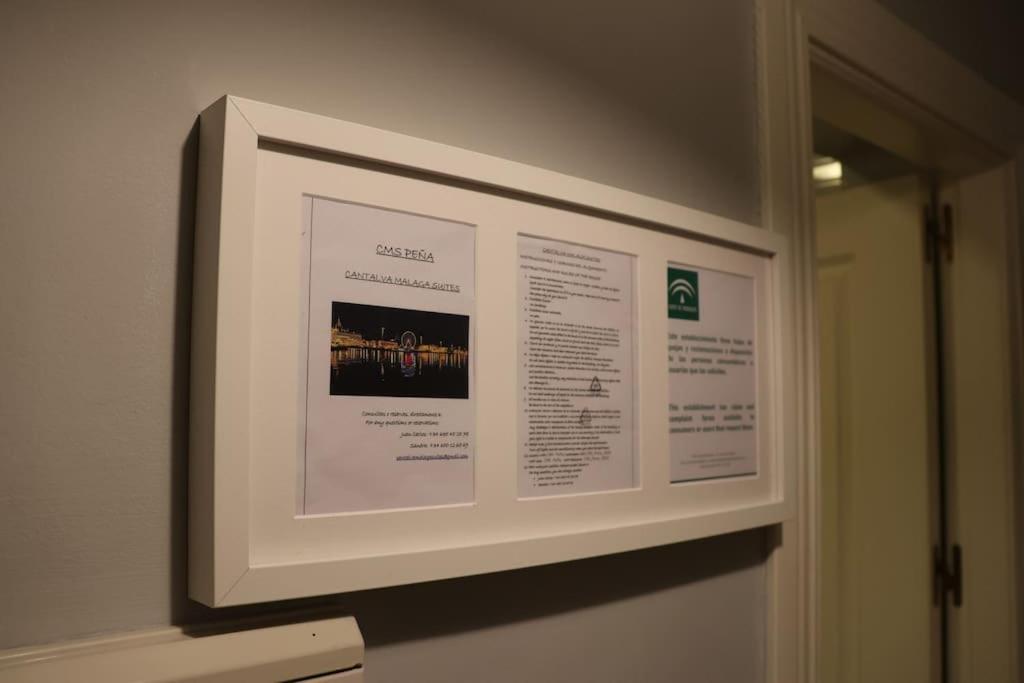 マラガCms Pena Historical Buildingアパートメント エクステリア 写真